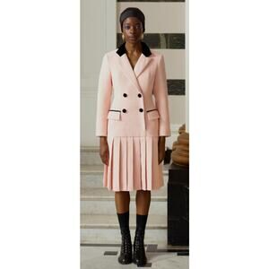Huishan Zhang Double-Breasted Blazer Coat Dress